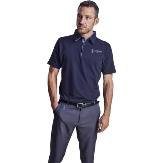 Mens Delta Golf Shirt Main Navy